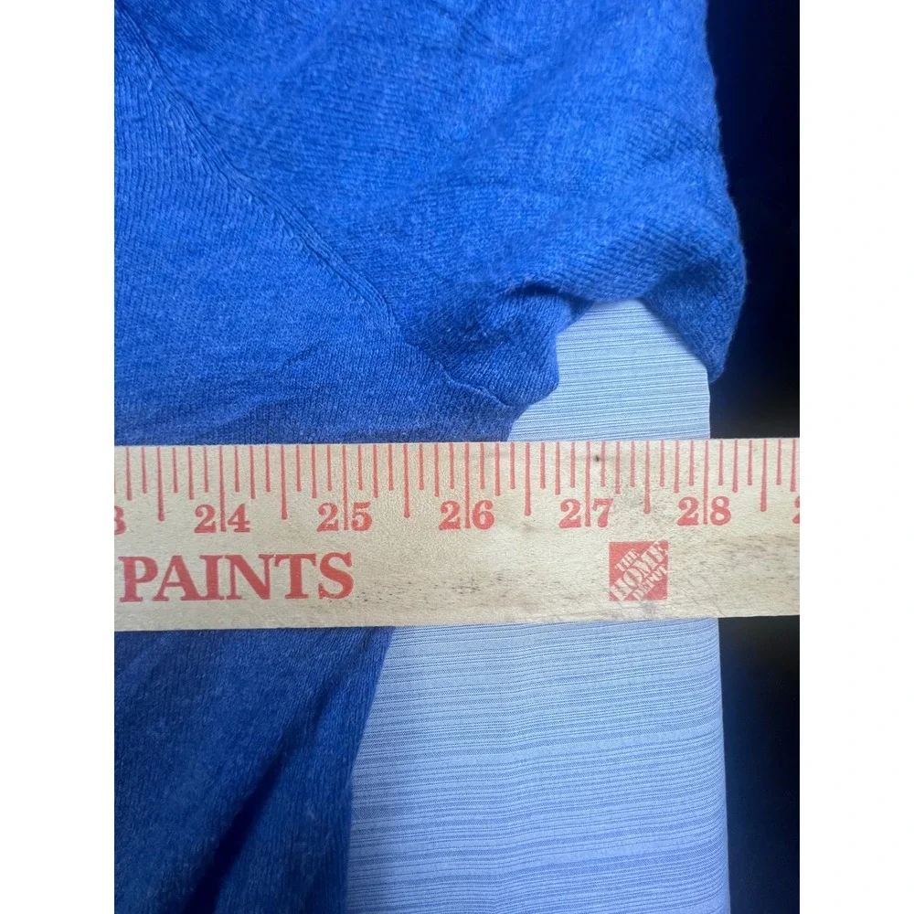 Polo Ralph Lauren Mens XL Blue‎ Pima Cotton V-Neck Sweater Yellow Pony Logo